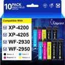 XP-4200 XP-4205 WF-2930 WF-2950 Printer Ink Cartridges Combo Pack | For Epson XP4200 XP4205 WF2930 WF2950, High Yield 10 Pack, Up to 4100 Pages, with Latest Upgraded Chip, Premium Ink