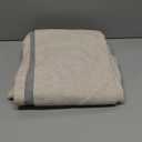 100% Blackout Shield Linen Blackout Curtains for Bedroom 84 Inches Long, Back Tab/Rod Pocket Living Room Drapes, Thermal Insulated Blackout Curtains 2 Panels Set, 50" W x 84" L, Oatmeal