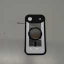 BERFY for iPhone Air Case, Compatible with MagSafe, Built-in Privacy Screen Protector, Camera Protection, Shockproof Full Body Phone Case 6.5", Clear Black