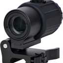 G43 Riflescope Magnifier - 3X & 5X Magnification for Enhanced Accuracy and Targeting (Black)