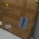 Mobile TV Cart Rolling TV Stand for 10-46 Inch Flat/Curved Screen Up to 88lbs, Height Adjustable Portable TV Cart with Tilting and Rotating, TV Stand with Wheels, Max VESA 200x200mm (White)