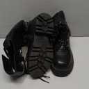 DREAM PAIRS Women's Combat Riding Platform Knee High Boots, Lace Up Fall Lug Sole Gothic Motorcycle Boots with Inside Zipper, Size 8.5