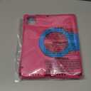 Lainergie Kids Case for iPad 10th Generation 10.9-inch (2022) & iPad Air 11-inch M2 (2024) & iPad Pro 11-inch M4 (2024), Lightweight Shockproof Case Built-in Screen Protector with Handle Stand, Pink