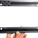 TACTILIAN American Flag License Plate Frame - Subdued 3D Embossed USA Flag in Black Gloss on Matte Finish for Car, Truck or SUV (Thin Blue Line)