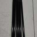 1” Diameter Curtain Rods Itself is 90 inch 1 Pack Matte Black Curtain Rod Splicing Metal Extra Long Curtain Rod for Windows