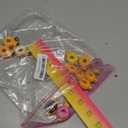 Qinyoung Hand Painted Resin Chanukah Menorah Donut Chanukah Multicolor Menorah for LED Candles Hanukkah Gifts Jewish Holiday Party Favors