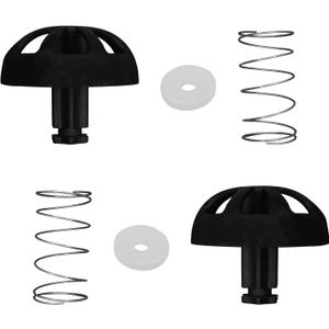 2-Pack Coffee Replacement Brew Basket Spring Loaded Stopper Kits Fits For Mr. Coffee Black and Decker Hamilton coffee maker parts, Parts Number 990117900 990237500 Coffee Machine Accessory