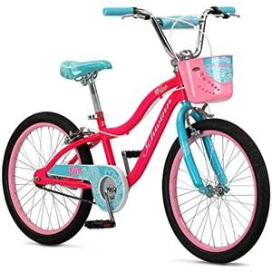 Amazon.com : Schwinn Elm Bike, 20 Inch Bike for Kids Ages 7-13, SmartStart Ergonomic Design for Kids, Adjustable Seat Grows with your Child, Rear Coaster Brake & Front and Rear Hand Brakes, Training Bicycle : Sports & Outdoors