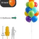 Balloon Column Kit for Floor-Balloon Columns with Stand, Base and Pole,Balloon Tower Backdrop Decoration for Wedding, Baby Shower, Birthday Party, or Bachelorette Parties (MULTICOLOR)