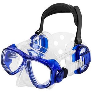 IST ME80 ProEar Pressure Equalization Mask with Watertight Ear Cups (Blue)