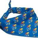 NCAA Officially Licensed Bandana for Dogs and Cats | Fits Pets Great Gift Idea | Easy-to-Tie (Small, Kansas Jayhawks)