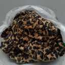 Leopard Print Blanket Fleece Throw for Bed Sofa Travel and Camping, Super Soft Cozy Fluffy Plush Cheetah Print Blanket for All Seasons 50"x60" (Dark Brown)