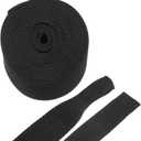MECCANIXITY Braided Cable Sleeves Heat Shrinkable Fabric Sleeving, 7/8" 10ft Black 2:1 Ratio Heat Shrinkable Cord Protector for Harness Cable, Network Cable Protection, Cable Management