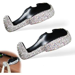 2-Pack Car Hooks  Sparkling Crystal Seat Back Organizers, Strong & Durable Backseat Hangers for Car, SUV & Truck Storage