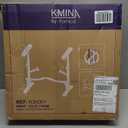 KMINA - Toilet Safety Rails for Seniors (330 lbs), Frame with Arms, Adjustable Height and Width, Grab Bars