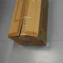 Electric Fireplace Logs Realistic Flame Effect Candle LED Flame Light USB Powered Electric Fireplace Remote Control Fireplace Placement Home Decoration 12.4*5.91*7.87 In No Heat Function (Brown)