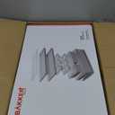 Bakken 8-Piece Stackable Bakeware Set - Ceramic Non-Stick Coating, Baking Sheets, Assorted Baking Pans, PTFE, PFOA & PFOS Free - Healthy Baking, Ergonomic Handles, Cooling Rack, Non-Toxic, Oven-Safe (Gray Marble)