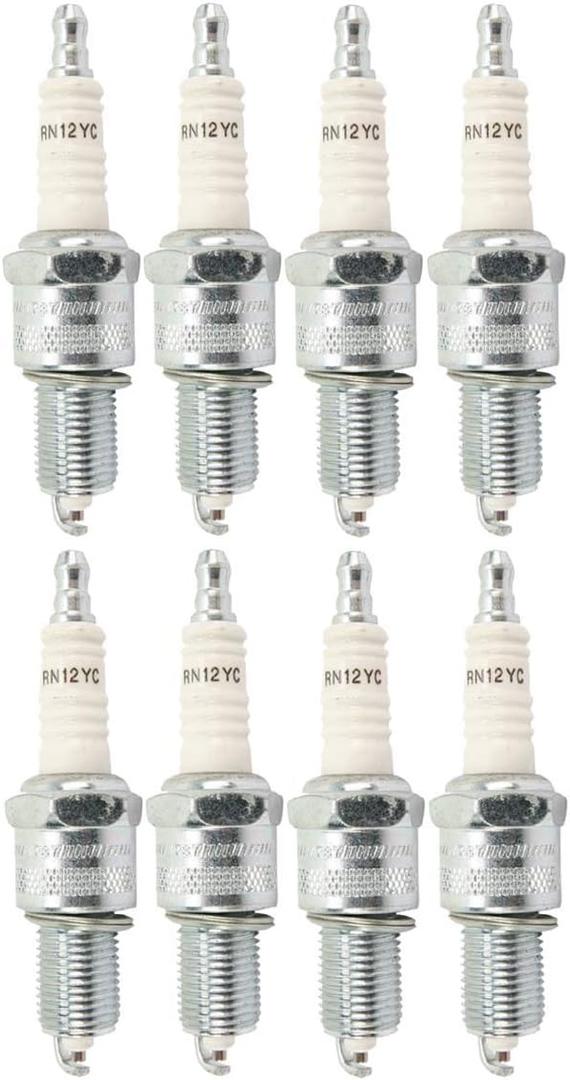 Champion RN12YC Pack of 8 Spark Plugs