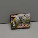 LEGO Star Wars 501st Clone Troopers Battle Pack Toy Set, Buildable AV-7 Anti Vehicle Cannon, with 4 Clone Trooper Minifigures, Portable Travel Toy, Great Birthday Gift for Kids Ages 6 and Up, 75345