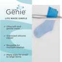 2 x HOME GENIE Durable and Gentle Mesh Laundry Bags for Washing Delicates, Silicone Zipper, Machine Safe for Bras Lingerie Baby Garments, Net Bag for Tangle Free Wash Dry, Travel, 4 Pk Medium and Large