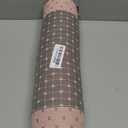 Round Neck Buckwheat Pillow, Neck Support Cervical Pillow for Side and Back Sleepers with Removable Washable Cover (16x4 inch, Grey&Pink)