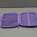 GWCASE Case Compatible with Glocusent/for Vekkia/for LITOM/for LEDGLE/for TAKKUI/for TSINGREE LED Neck Reading Light Book Light for Reading. Storage Carrying Holder for USB Cable - Purple (Box Only)