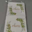 Hortense B. Hewitt Decorative Paper Napkins 50-Count, Foil Greenery, 4.75-Inch (Folded)