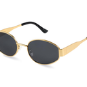 livho 2025 Trendy Oval Sunglasses - Stylish Polarized Shades for Everyday - Retro Metal Frames