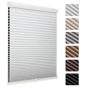 MYshade Cordless Blackout Cellular Shades, 1.5" Honeycomb Window Blinds for Bedroom & Nursery, Thermal Insulated, Noise Reducing, Privacy Shades, Inside or Outside Mount (35" W x 64" H, White)