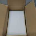 Floroom 12 Pack 5x7 Inch Clear Acrylic Sign Holders, Double-Sided Gold Display Stand Picture Frames for Table Numbers, Menus, Flyers, Weddings, and Offices