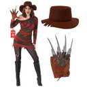 Morph Nightmare Killer Costume Women With Claw Size XXXL Scary Halloween Costumes For Women  