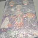 Hiboom Large Halloween Bean Bag Toss Game (Includes 6 Bags, Purple Orange) Halloween Party Favor for Adults, Beach Yard Outdoor Activities, Family Party Supplies, Home Backyard Game(Ghost)