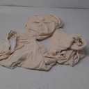 H.VERSAILTEX Velvet Stretch Couch Cushion Cover Plush Cushion Slipcover for Chair Loveseat Sofa Cushion Furniture Protector Seat Cushion Sofa Cover (3 Piece XL Sofa Cushion Covers, Cream)