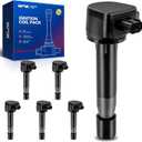 KAX Pack of 6 Ignition Coil Set for Honda Odyssey 2008-2017 3.5L, Accord 2008-2012 3.5L, Acura TL 2009-2014, Accord Crosstour 2010-2011, Crosstour 2012 3.5L, Acura RL 2009-2012, TSX 2010-2014 3.5L