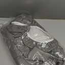 Yourtablecloth Heavy Duty Vinyl Round Fitted Tablecloth (Table Cover) with Flannel Backing Vibrant Colors Elasticized Tablecloth Great for Indoor and Outdoor Dining and Playing Cards 60 Grey