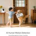 2 x VSTARCAM 2K Indoor Security Camera, 3MP Pet Camera with Phone App, 360 Pan/Tilt Dog Camera for Home Security, AI Human Detection, Color Night Vision, 2-Way Audio, Support 256GB SD Card, 2.4G WiFi