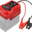 Jumper Adapter Compatible with Milwaukee 18V M18 Power Battery,Jumper Starter Jump Kit 11AWG Cable 18V,Jump-Starter Auto Booster Cable for Jump Starting Car Using Tool Battery,Engine Up to 3.5L