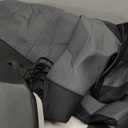 VarCozy Car Seat Covers Full Set, Breathable Cloth Front and Rear Split Bench Seat Covers for Car, Universal Cloth Seat Covers for SUV Sedan Van, Automotive Interior Covers, Airbag Compatible (Black/Gray)