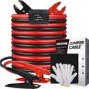 NOONE Heavy Duty Jumper Cables, 2 Gauge 20Feet 800Amp Automotive Booster Cables with Reverse Polarity Protection for Car, SUV and Truck, Jumper Cables Kit with Carry Bag