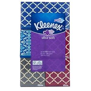 Ultra Soft Facial Tissues, 3-Ply, 85 Count, Cube Box Design, 6 Pack, 510 Facial Tissues