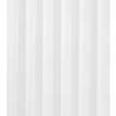 N&Y HOME Fabric Shower Curtain Liner Shorter Size 68 inches Height, Hotel Quality, Washable, White Bathroom Curtains with Grommets, 70x68