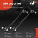 A-Premium 2Pcs Front Sway Bar Links Stabilizer Bar Links, Compatible with Hyundai & Kia - 2012-2021 - Elantra (Coupe/GT), Accent, Tucson, Veloster, Soul (EV), Forte (Koup), Forte5, Sportage, Rio