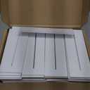 White Wedding Table Numbers 1-25 with Stands, 5"x7" White Acrylic Table Numbers, Perfect for Wedding Reception, Party, Anniversary, Event