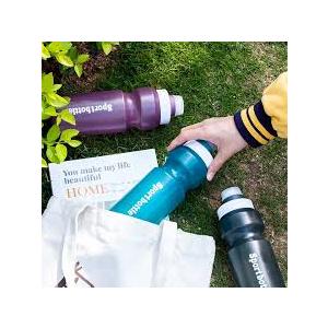 Lallisa 20 Pieces Water Bottle Bulk 17 oz Plastic Water Bottles Bulk Sport Drink Bottles with Handle Strap Lightweight Leakproof for Party Outdoor Children School Classroom