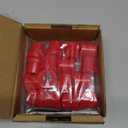 Club Car DS Front & Rear Leaf Spring Bushing Kit, Golf Cart Leaf Spring Polyurethane Bushing and Sleeves for 1981-Up DS, Upgraded Red GolfCart Suspension Shackle Parts OE Replaces 1012303 1015583