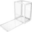 Display Case for Figures Clear Display Glass Stand for Collectibles Protection Stackable Assemble Display Box for Action Figures Toys Dustproof Clear Storage Box Showcase 5.5”x 4”x3.14”