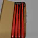 CANDWAX 12 inch Red Taper Candles Set of 4 - Dripless and Long Burning Red Candlesticks - Perfect as Christmas Candlesticks for Dinner or Holiday Home Decor - Christmas Candle Sticks