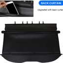 Cargo Cover for Subaru Forester Accessories 2014-2016 2017 2018 with Back Curtain Rear Trunk Shade Cover (Manual Tailgate) (Not fits for Power Rear gate)