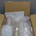 Laundry Detergent Dispenser Bottle 40oz with Waterproof Label for Detergent, Soap, Fabric Softener, Scent Booster Beads, Sturdy PET Bottle for Laundry Room Decor 3 Pack