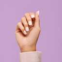 KISS imPRESS No Glue Mani Press On Nails, Color, 'Point Pink', Pink, Short Size, Squoval Shape, Includes 30 Nails, Prep Pad, Instructions Sheet, 1 Manicure Stick, 1 Mini File